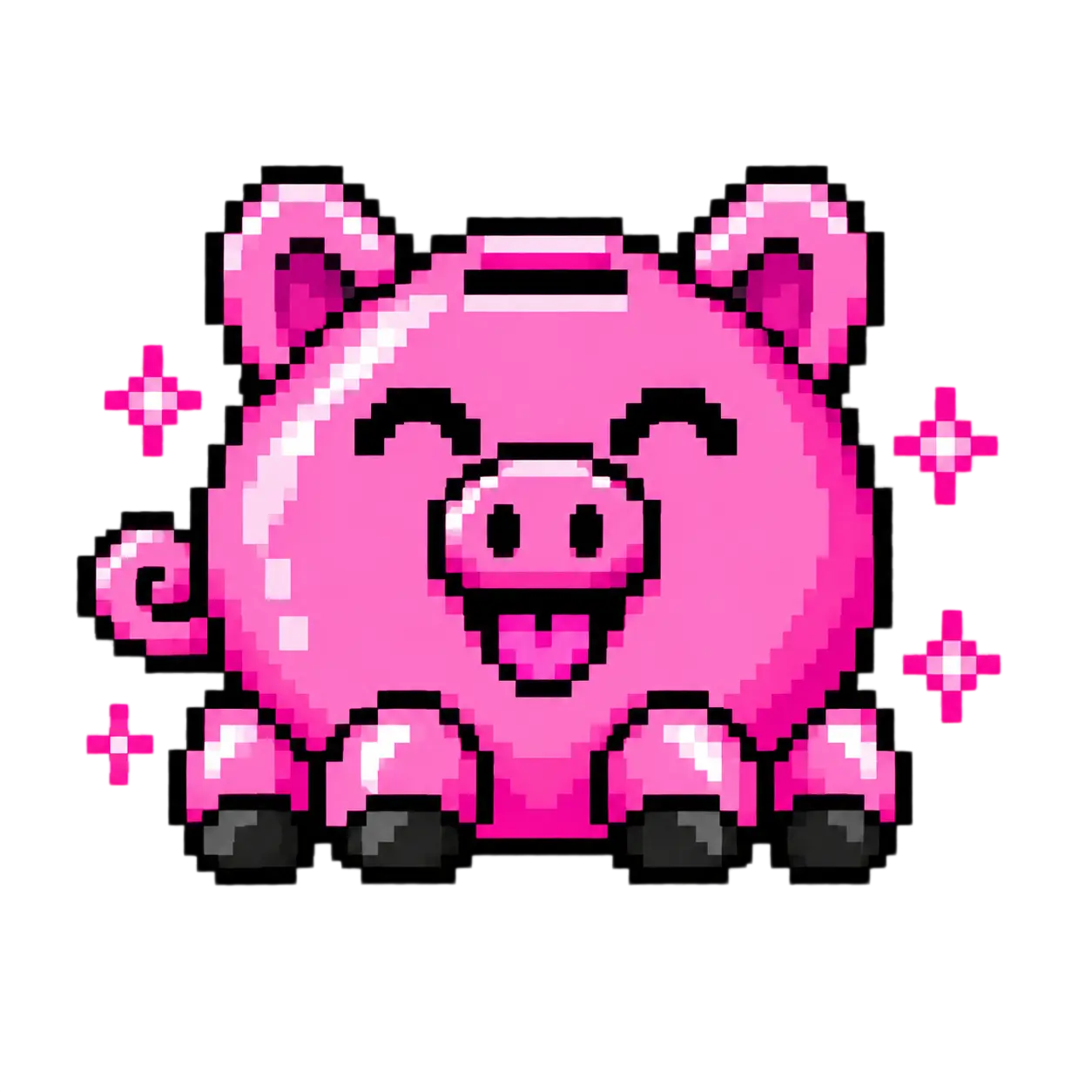 Pink Piggy - Cyber Mutant